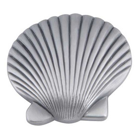 2" Clamshell Knob - Pewter