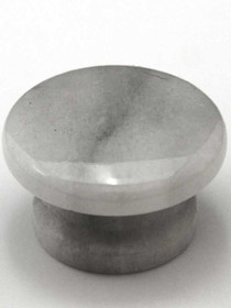 1-5/8" Dia. Round Marble Cabinet Knob - Gray