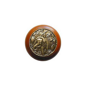 1-1/2" Dia. Jungle Patrol / Cherry Knob - Antique Brass