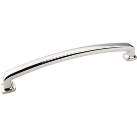 18" CTC Belcastel Flat Bottom Appliance Pull - Polished Nickel