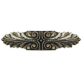 3" CTC Opulent Scroll Pull - Brite Brass