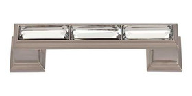 3" CTC Legacy Crystal Pull - Brushed Nickel