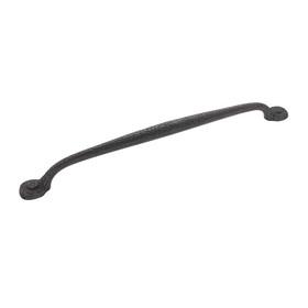 12" CTC Refined Rustic Appliance Pull - Black Iron