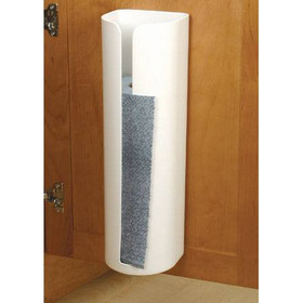 White Toilet Paper/Bag Holder