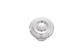 1-1/8" Dia. Conquest Knob - Polished Chrome