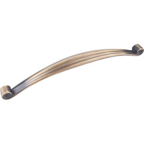12" CTC Lille Appliance Pull - Antique Brushed Satin Brass
