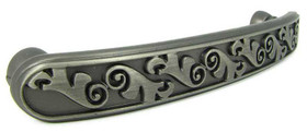 3-3/4" CTC Oakley Cabinet Pull - Weathered Nickel