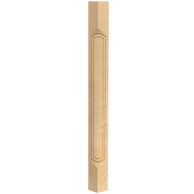 36-1/2" Queen Anne French - Corner Post - Hard Maple