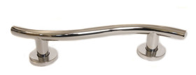 Wave Shaped Stainless Steel Grab Bar with 1-1/4" OD