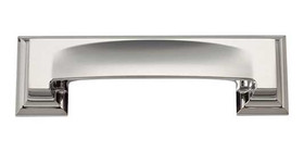96mm CTC Sutton Place Bin Cup Pull - Polished Nickel