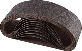 Portable Belt, 3" x 21", aluminum oxide, 50 grit, resin cloth, 10 per package