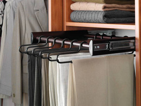 Synergy Pants Rack, aluminum, dark oil rubbed bronze, 18" width,