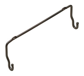 Mounting Bracket, steel, nickel-plated, 214mm, for laundry baske