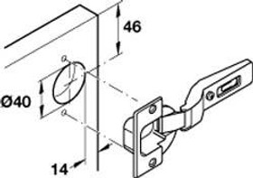 XL Accessory Pack, 40mm, inset, free swing, clip