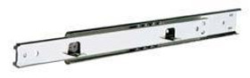 Two-Way Ball Bearing Drawer Slide, Accuride C2002, 3/4 extension, steel, zinc-plated, 50 lbs, 20"