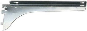 Knape & Vogt, 183, extra duty, single slot, center flanged bracket, steel, anochrome, 20"