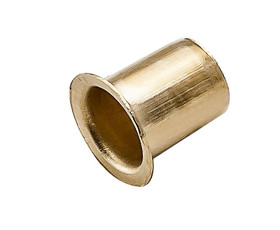 Shelf Support Sleeve, steel, brass-plated, 7mm