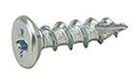 Screw Epoxy Slides, steel, zinc-plated, T17, undercut flat head, - Box of 1000