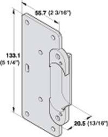 Hinge Pocket for H2 hinges, zinc, die-cast - Box of 3