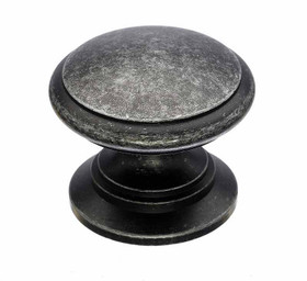 1-1/4" Dia. Ray Knob - Black Iron