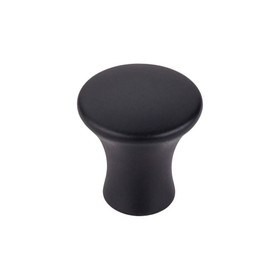 7/8" Dia. Oculus Round Knob Small - Flat Black