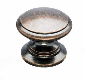 1-1/4" Dia. Ray Knob - Antique Copper