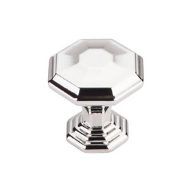 1-1/4" Dia. Chalet Knob - Polished Nickel