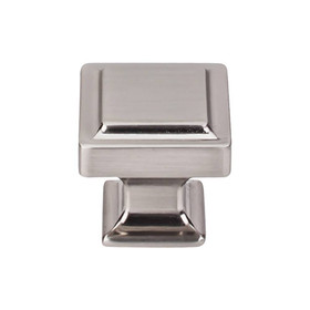 1-1/4" Square Ascendra Knob - Brushed Satin Nickel