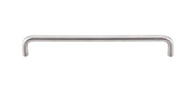 7-9/16" CTC Bent Bar (8mm Diameter) - Brushed Stainless Steel