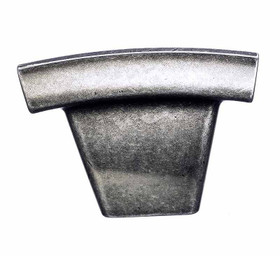 1-1/2" Arched Knob - Pewter Antique