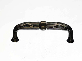 3-3/4" CTC Ribbon & Reed D-Pull - Oil-rubbed Bronze