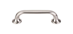 3-3/4" CTC Oculus Oval Pull - Brushed Satin Nickel