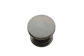 1-3/8" Dia. American Diner Cabinet Knob - Black Nickel