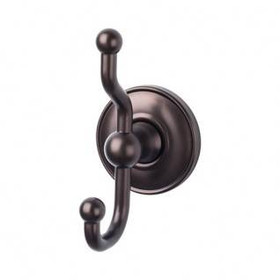 5" Edwardian Bath Double Hook Oil Rubbed Bronze