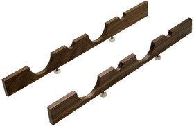 Fineline Wine Holder Set, walnut, 559 x 50 x 12mm