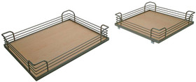 Tray Set Arena for Magic Corner Two, version 3, steel, champagne/maple, 390x470x88 (front basket), 390x470x102 (back basket)