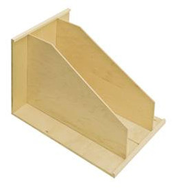 Vertical Tray Divider, maple, 22.25" x 16" x 5"