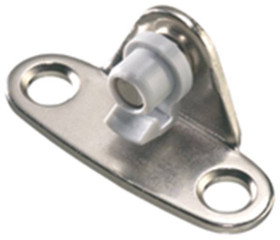 Duo maxi door bracket, nickel, euroscrew