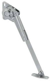 Flap Stay, steel, nickel plated, right hand,