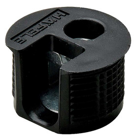 Rafix SE Flush, plastic, black, 19mm