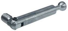 Minifix Mitrebolt, steel, zinc-plated, M6, B44, 8mm