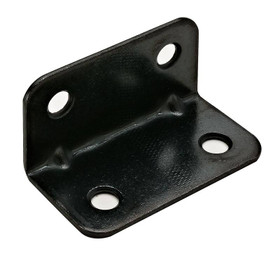 Bracket, steel, black oxide, 27mm x 27mm x 51mm