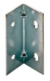 Angle Bracket, with slots, steel, zinc plated