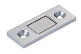 Magnetic Catch, ultra thin, steel, nickel plated, 4KG (8.8 lbs)