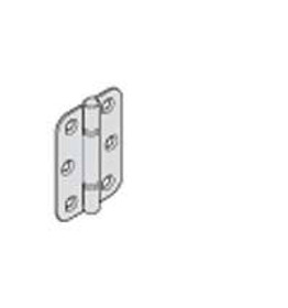 Hinge, steel, zinc-plated