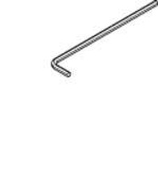 Hex Key, 4mm, steel, chrome-plated, 145mm long