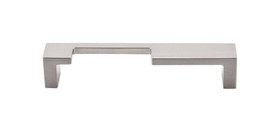 5" CTC Modern Metro Notch Pull A - Brushed Satin Nickel