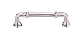 3-3/4" CTC Reeded Pull - Brushed Satin Nickel