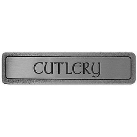 3" CTC Cutlery Horizontal Pull - Antique Pewter