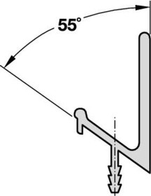 2500mm Continuous Handle - Silver Matt Anodized